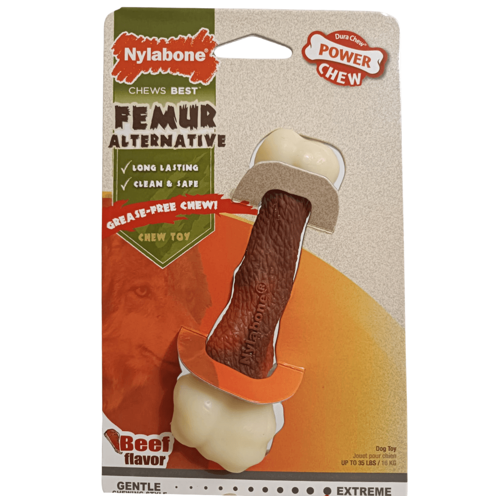 Juguete Nylabone femur power chew resistente